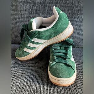Adidas Green Suede Sneakers
